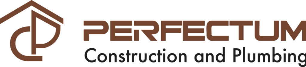 Perfectum Plumbing logo for commercial plumbing services and construction.