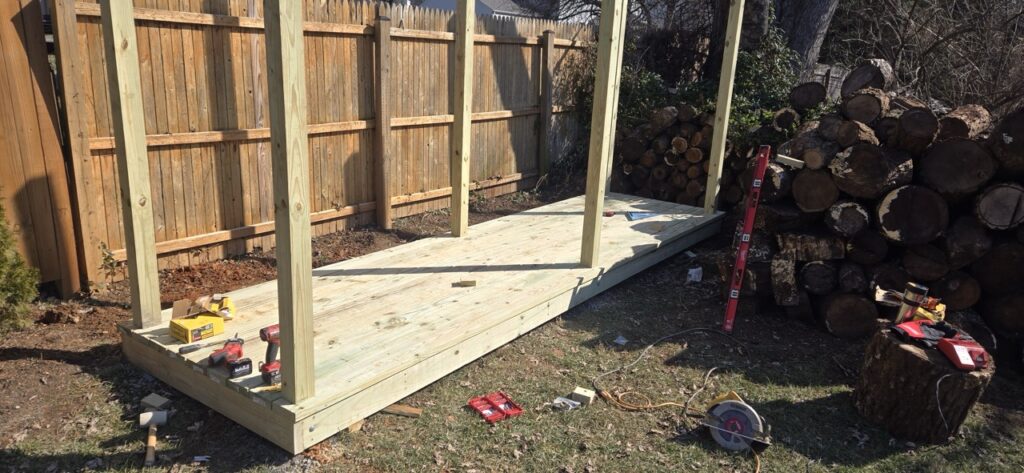 Gallery New wooden shed construction and remodeling project by Perfectum Construction & Plumbing.