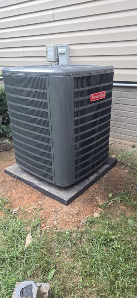 Gallery Goodman HVAC system installation and repair by Perfectum Construction & Plumbing.