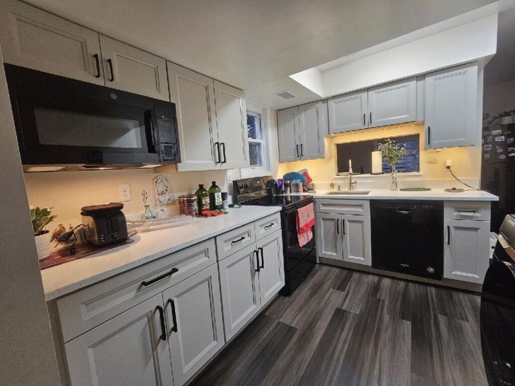 Gallery Completed kitchen remodel and restoration project by Perfectum Construction & Plumbing in Gaithersburg, MD.