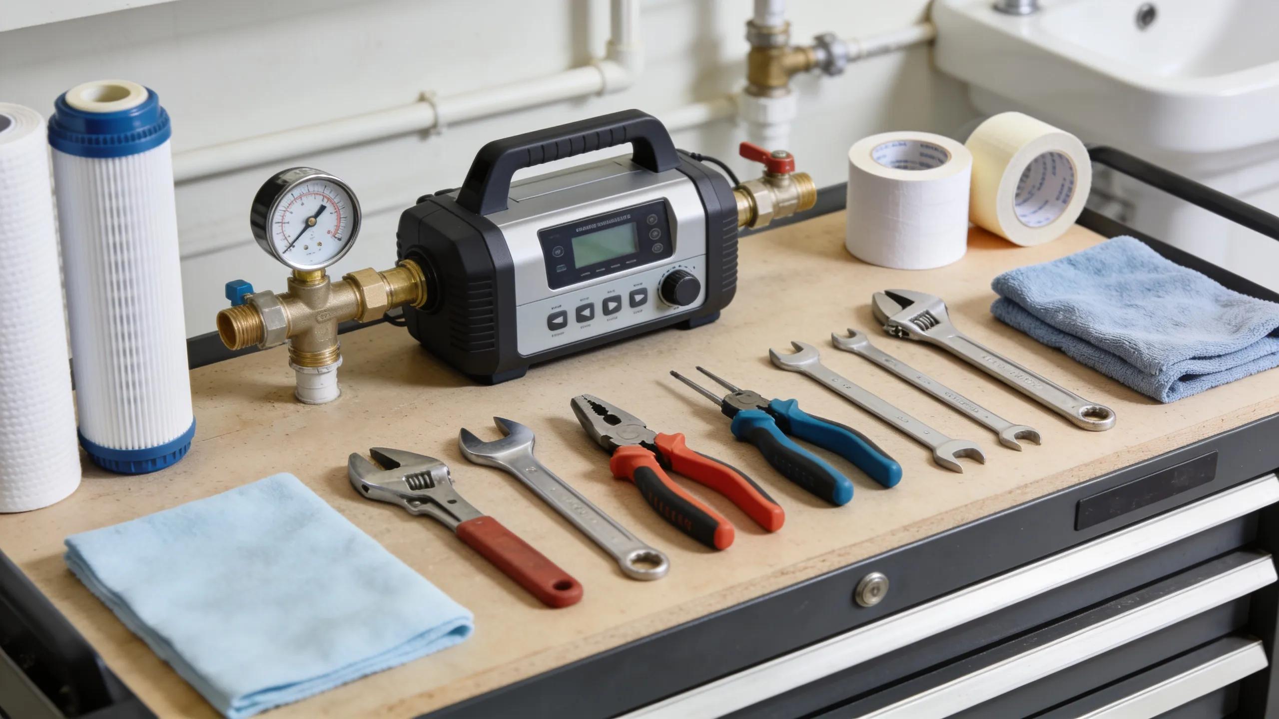 Instant Plumbing Repair Services in Gaithersburg, MD Toolkit and inspection equipment for routine plumbing maintenance to prevent emergencies